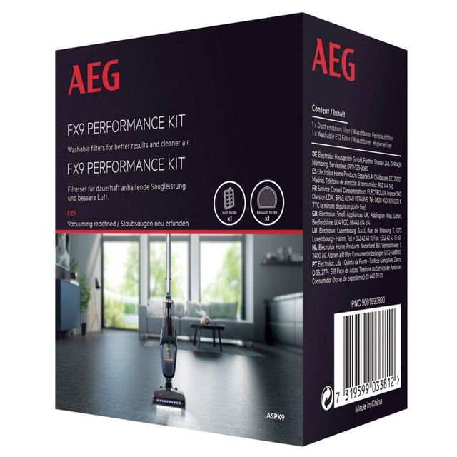 AEG FX9 Performance Kit 2 Filtros Lavables