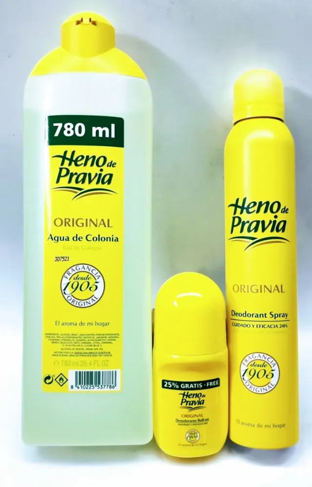 Lote 3 uds Heno de Pravia Original