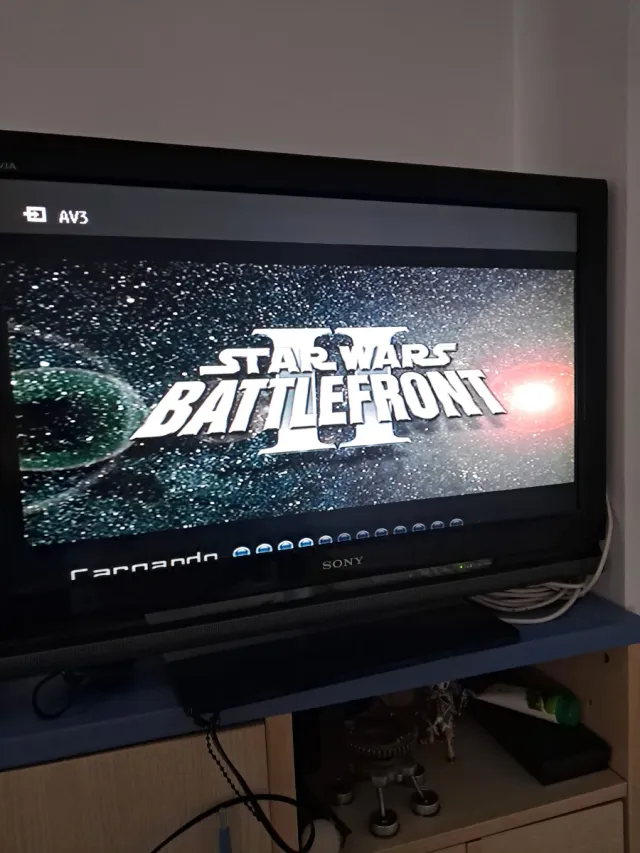 Playstation 2 Nera con Gioco Star Wars Battlefront