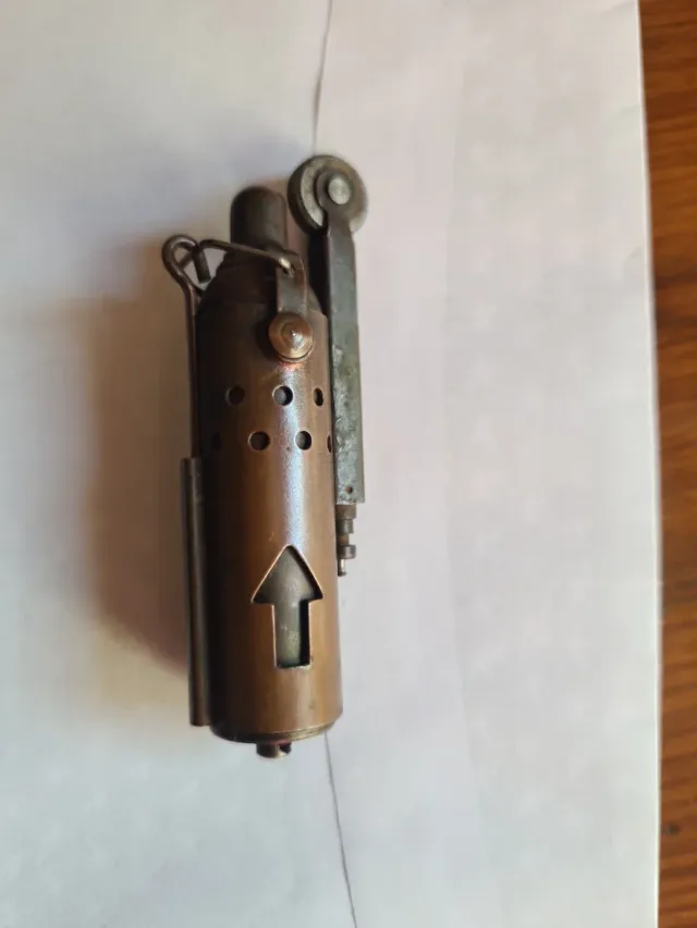 Mechero militar trinchera cobre latón