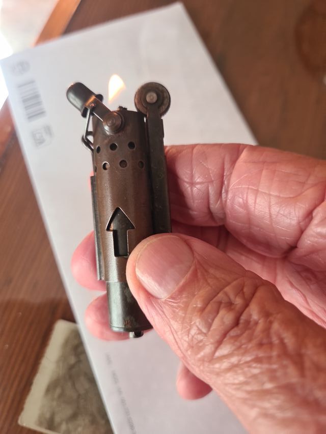 Mechero militar trinchera cobre latón