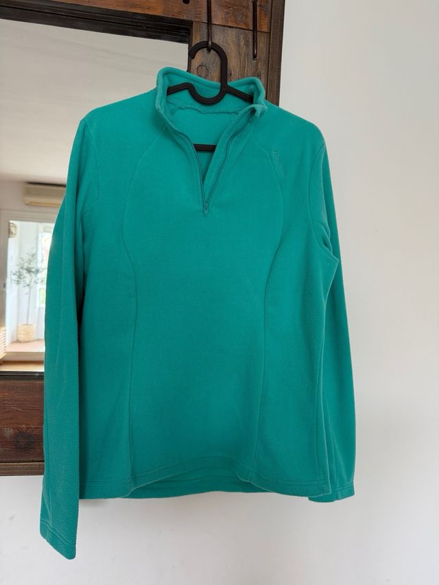 Forro polar Quechua mujer turquesa