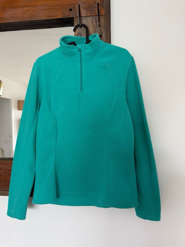 Forro polar Quechua mujer turquesa