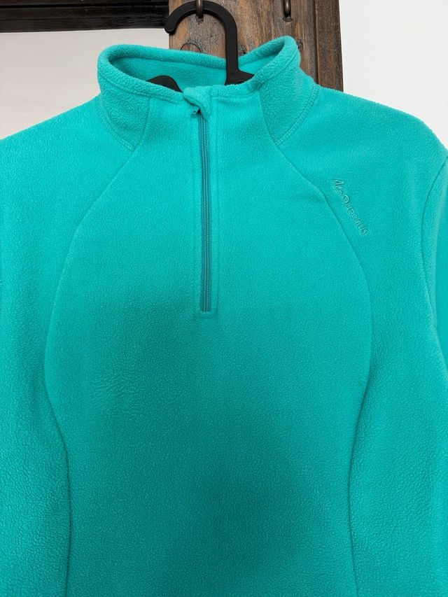 Forro polar Quechua mujer turquesa