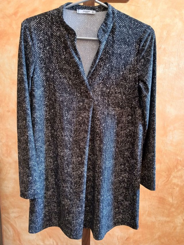 Vestido Mango Talla M Estampado