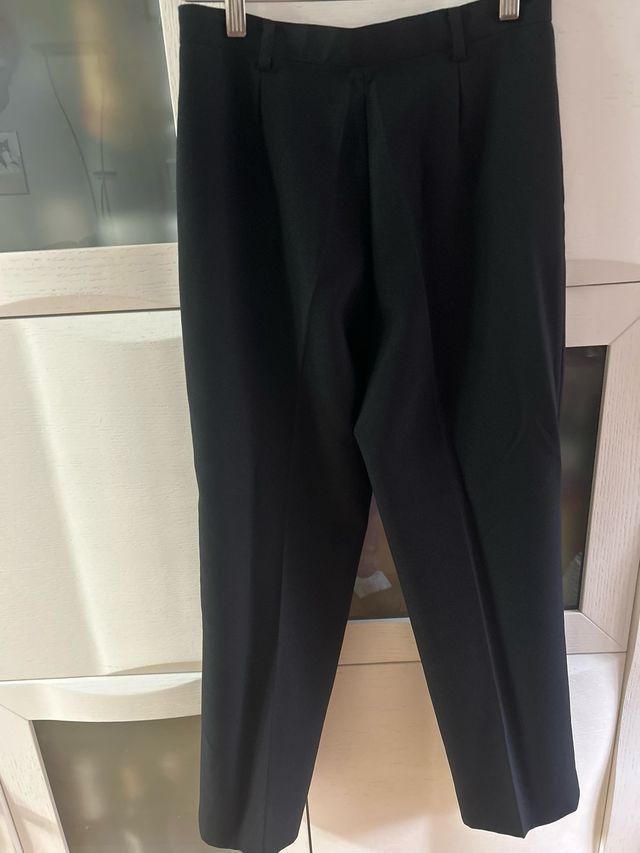 Pantalón de traje negro mujer