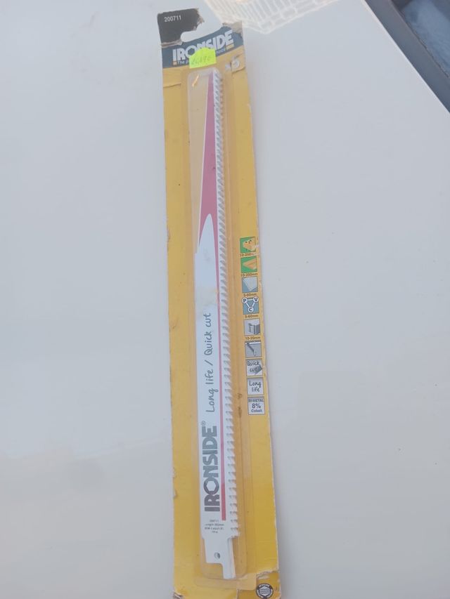 5 Hojas de sierra Ironside 30 cm