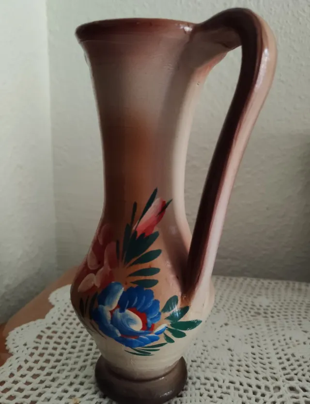 Florero de cerámica artesanal