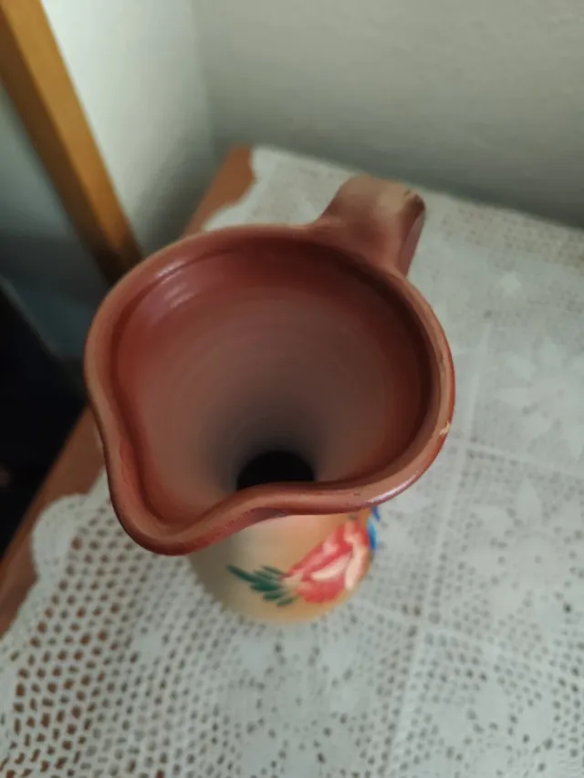 Florero de cerámica artesanal