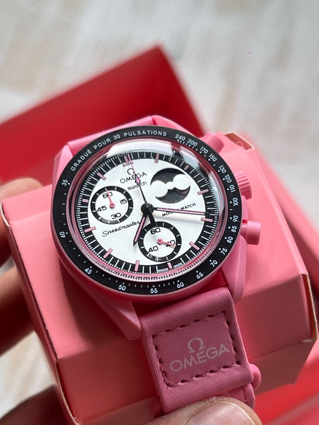 Omega Swatch MoonSwatch Pink