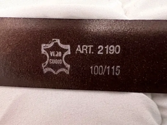 Cinturón de cuero auténtico estampado serpiente