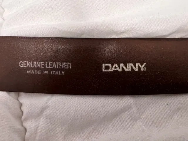 Cinturón de cuero auténtico estampado serpiente