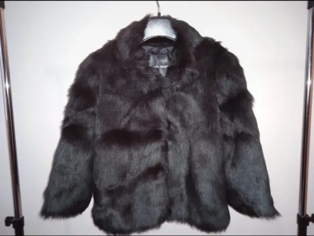 Pellicciotto ecologico Danny Rose nero