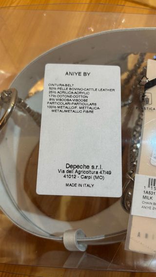 Cintura Aniye By con strass