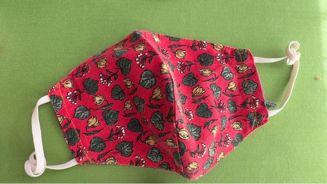 Mascarillas reversibles tela. Únicas-hechas a mano