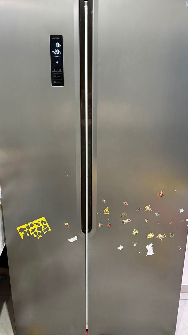 escucho ofertas Nevera combi plateada