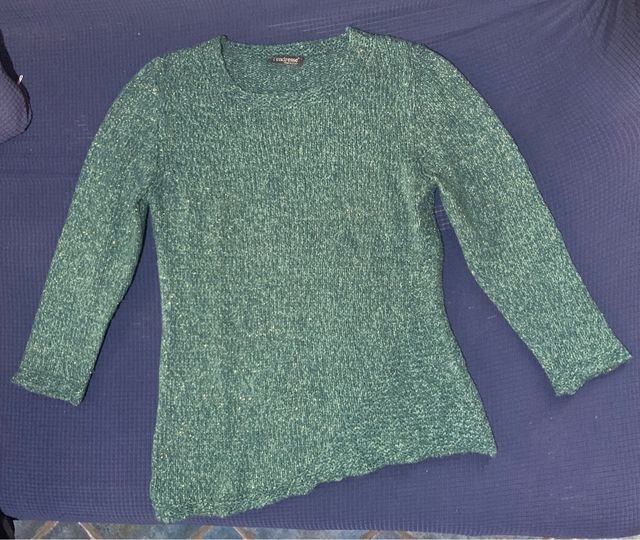 Maglione donna L con dettagli scintillanti