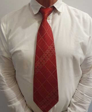 Cravatta vintage borgogna Made in Italy