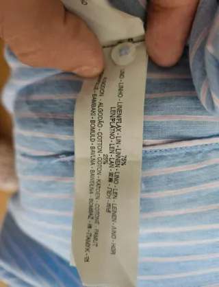 Camisa rayas Massimo Dutti talla M