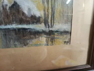 Coppia quadri vintage XX secolo