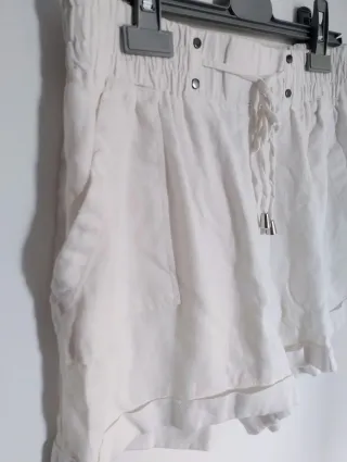 Pantalón corto blanco