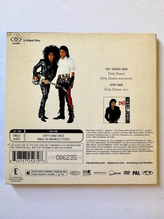Michael Jackson Dirty Diana DualDisc DVD+CD