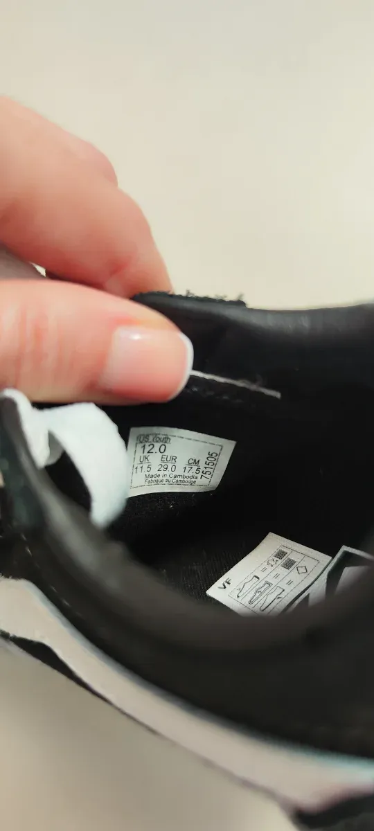 Zapatillas Vans Niños Talla 29