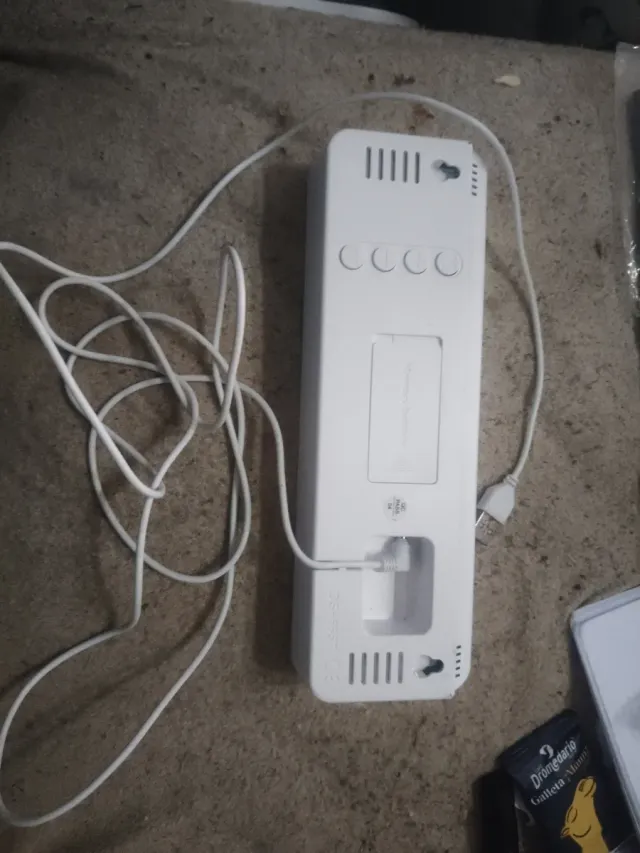 Reloj Digital LED Pantalla Azul/Blanco