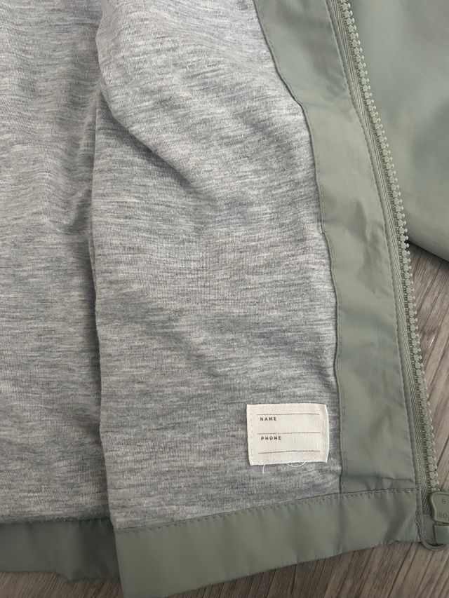 Chubasquero niño verde