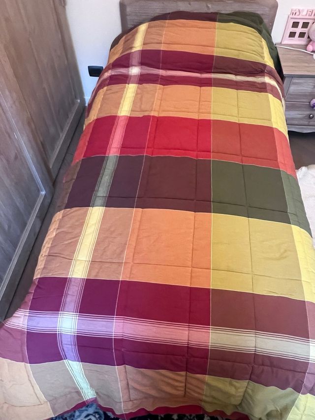 Trapunta Singola Cotone Multicolore