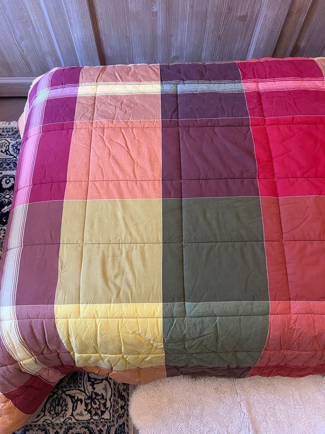 Trapunta Singola Cotone Multicolore