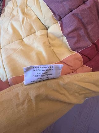 Trapunta Singola Cotone Multicolore