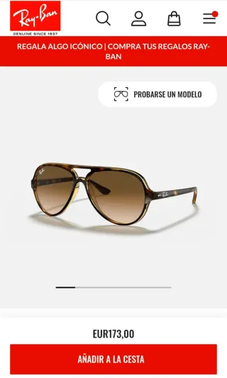 Gafas de Sol Ray-Ban Cats 5000