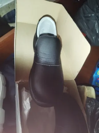 Zapatos de trabajo punta de acero negros