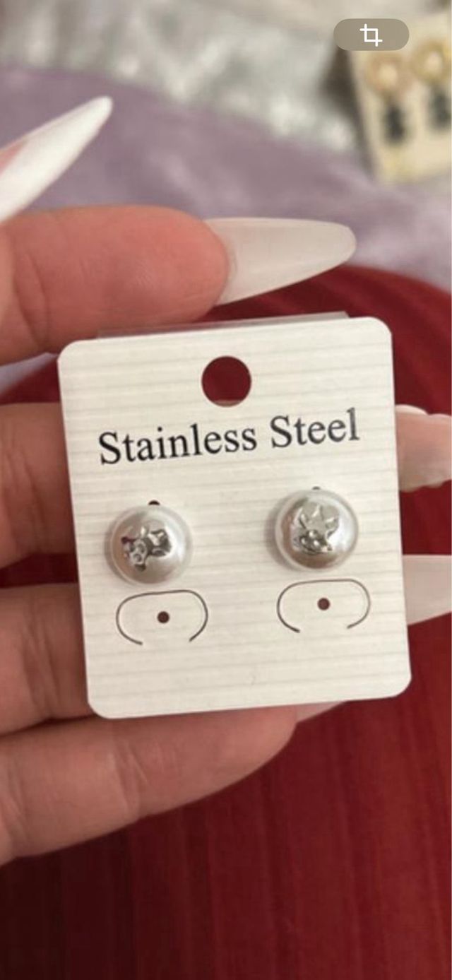 Pendientes Oso Plata