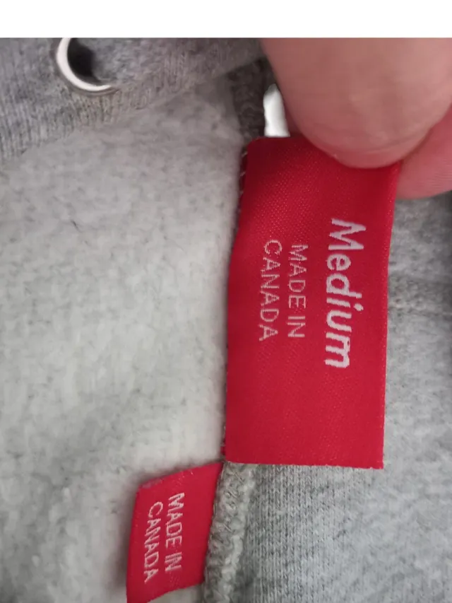 Sudadera Supreme Gris
