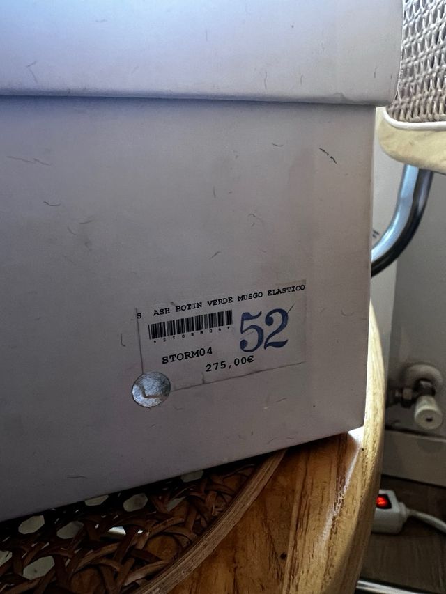 Botas ASH verde talla 37