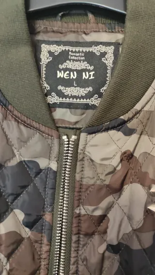 Cazadora chica camuflaje militar