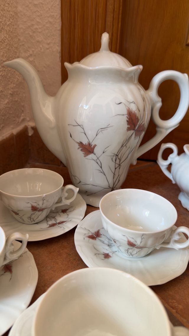 Juego de tazas de porcelana