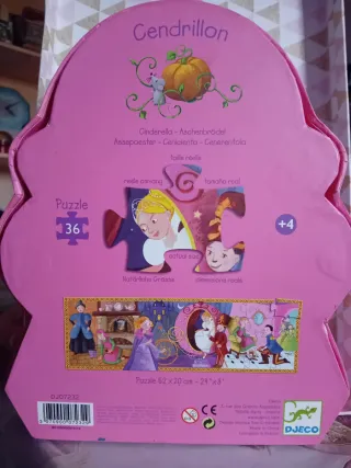 Puzzle Cenicienta Djeco 36 piezas