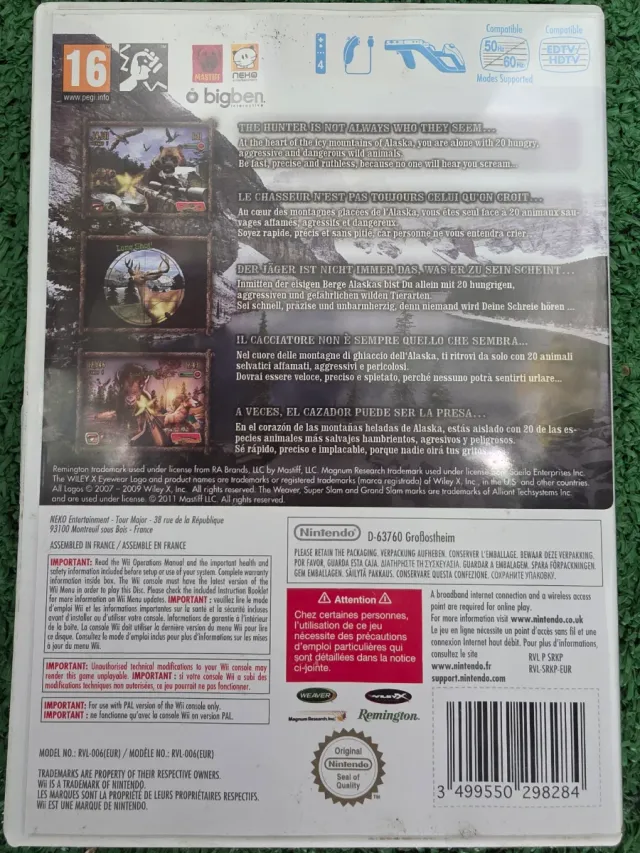 Remington Dangerous Animals per Wii