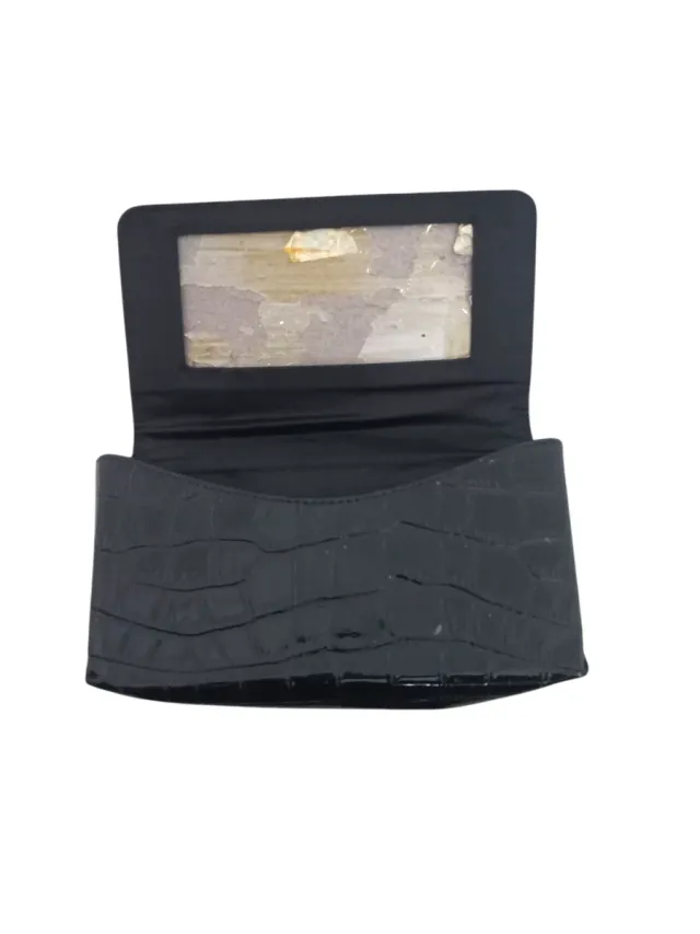 Bolso Ralph Lauren Negro Cocodrilo