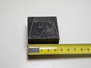 Cliché tipografico in metallo