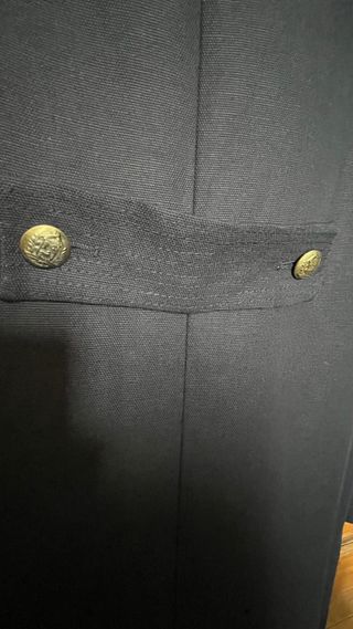 Abrigo marinero Massimo Dutti azul marino