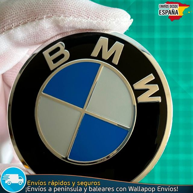 Emblema BMW 60mm Adhesivo Aluminio Coche y Moto