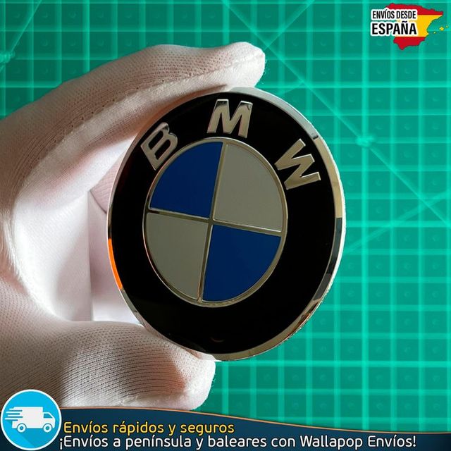 Emblema BMW 60mm Adhesivo Aluminio Coche y Moto