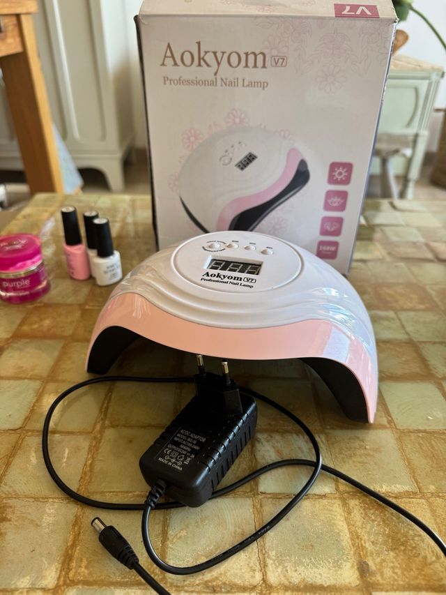Lámpara Uñas Aokyom V7 Profesional