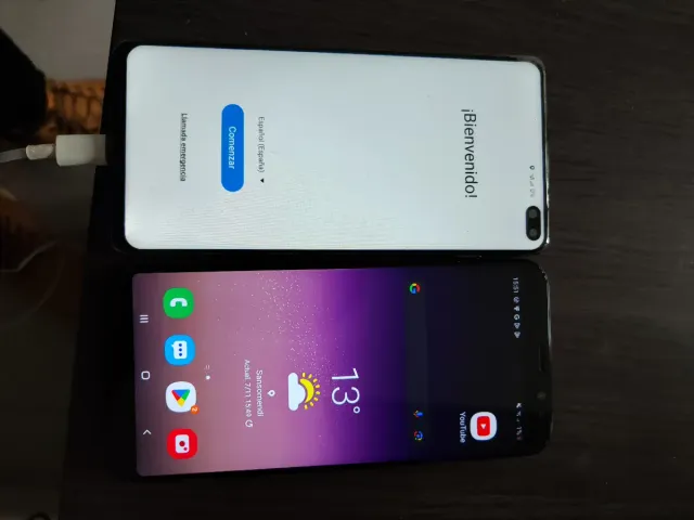 Samsung S10+ e S8+ (Nero e Bianco)