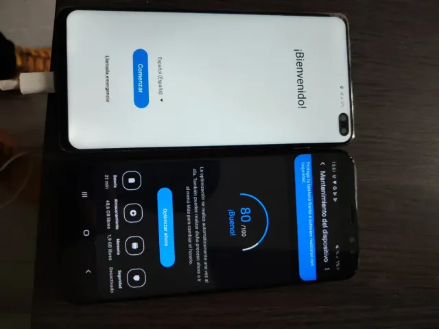 Samsung S10+ e S8+ (Nero e Bianco)