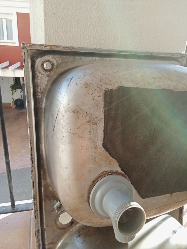 Fregadero doble de acero inoxidable